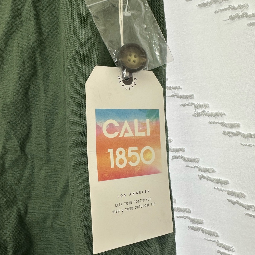 Cali 1850 Olive Green Jumpsuit for Women - Picture 3 of 4